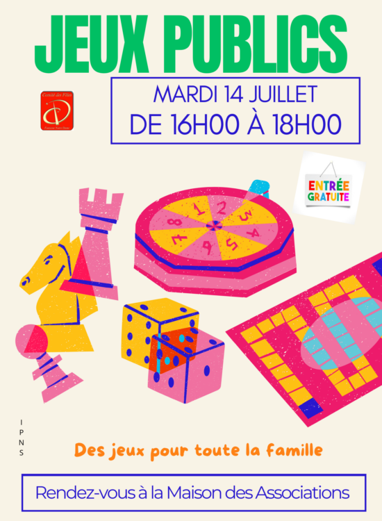 Affiche événement soirée jeux de société coloré(1)